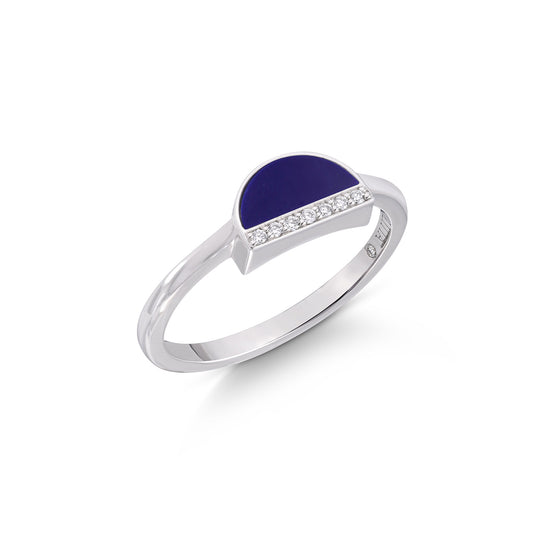 Iris Blue Stone Ring