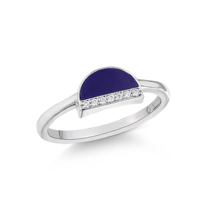 Iris Blue Stone Ring