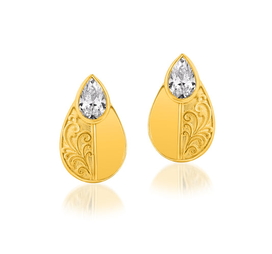 Signature Collection Pear Drop Diamond Earrings