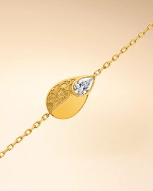 Signature Collection Pear Drop Diamond Bracelet