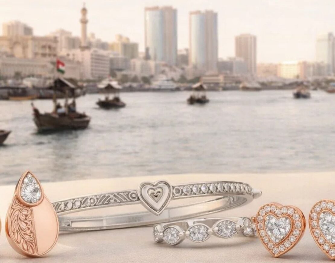 From traditional wooden abras to modern architectural extensions, Deira has transformed while preserving its cultural identity. The newest section of the Dubai Gold Souq, the New Gold Souq extension, where Solitta Jewels is located, combines contemporary retail design with historic trading routes along Dubai Creek.