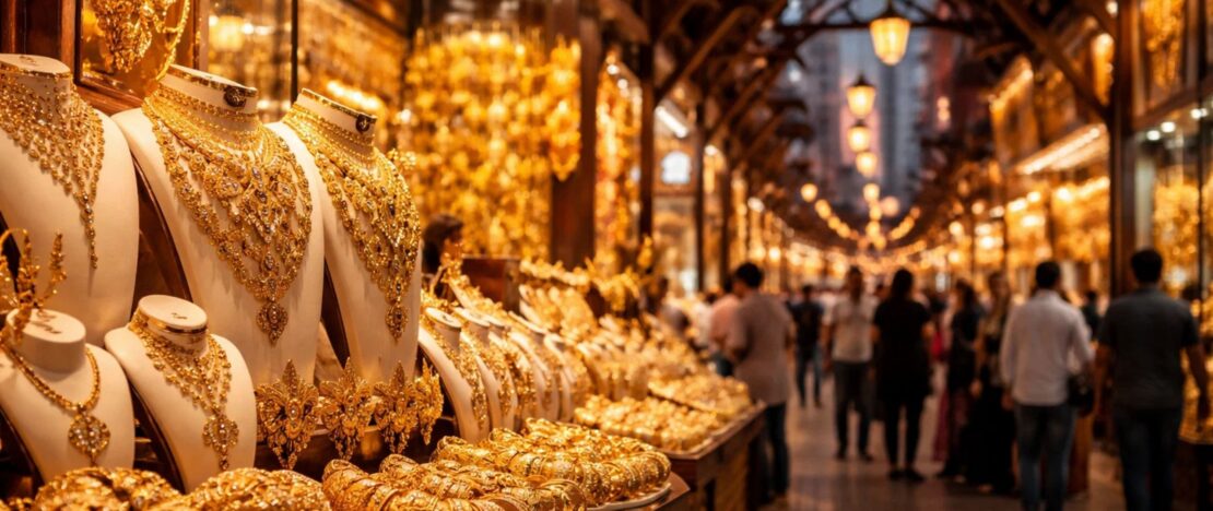 The Dubai Gold Souk is not simply a marketplace. It is a global benchmark for fine jewelry in the UAE and the GCC, known for purity standards, competitive pricing, craftsmanship transparency & unmatched variety. Tourists, collectors, investors and luxury buyers from across the world
