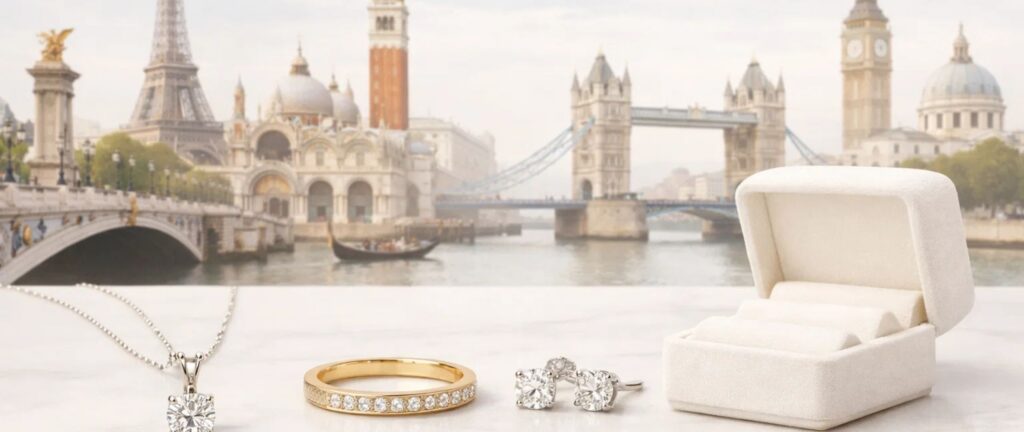 Designing Jewellery that Reflects European Sophistication. From delicate diamond pendants and refined gold bracelets to elegant rings & contemporary earrings, every item within the Solitta Collection is crafted with meticulous attention to detail.