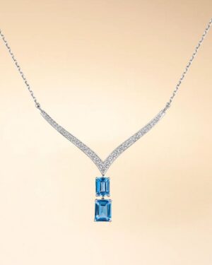 Hissa White Gold Necklace