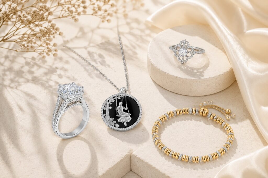 Solitta Jewels, proudly located at the very centre of Dubai Gold District, their latest jewellery collections are specially designed to complement everyday elegance while maintaining the standards of high-end craftsmanship & certified quality.